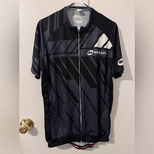 Sponeed Full Zip Cycling Jersey w Pockets Extra Large